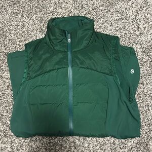 lululemon athletica Forest Green Quilted Vest
